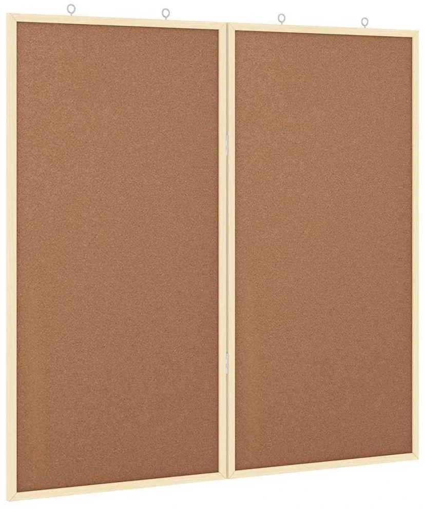 Pranešimų lenta 80 x 80 x 1.4 cm Pušies masyvas Ruda