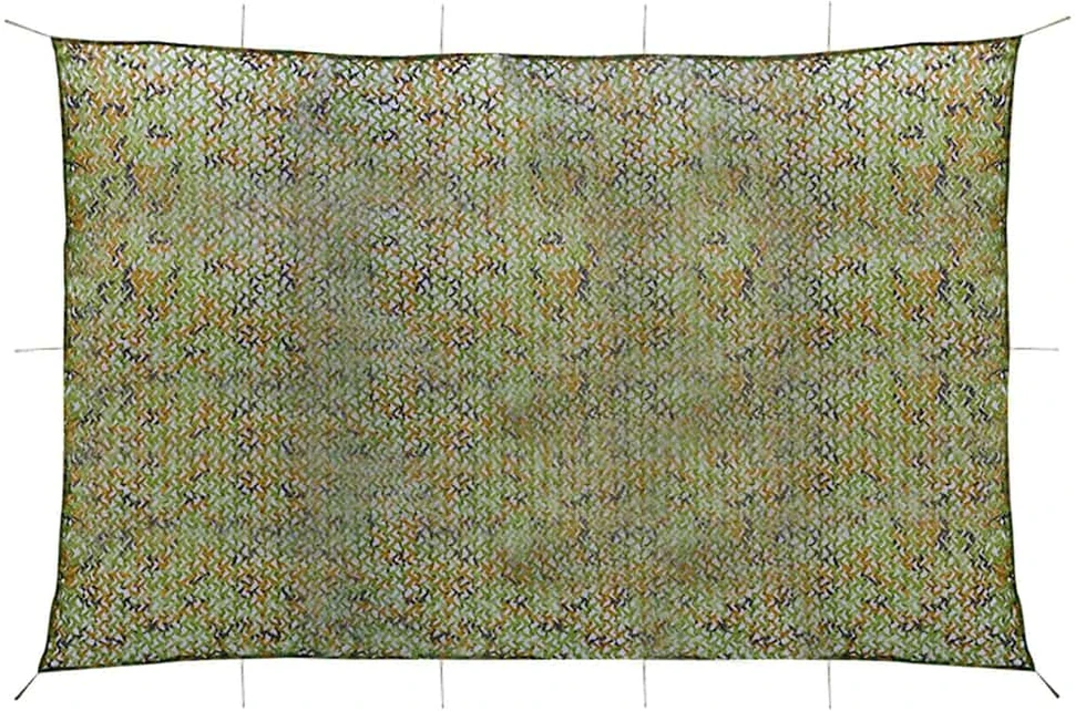 Kamufliažinis tinklas su laikymo krepšiu, žalios spalvos, 4x7m