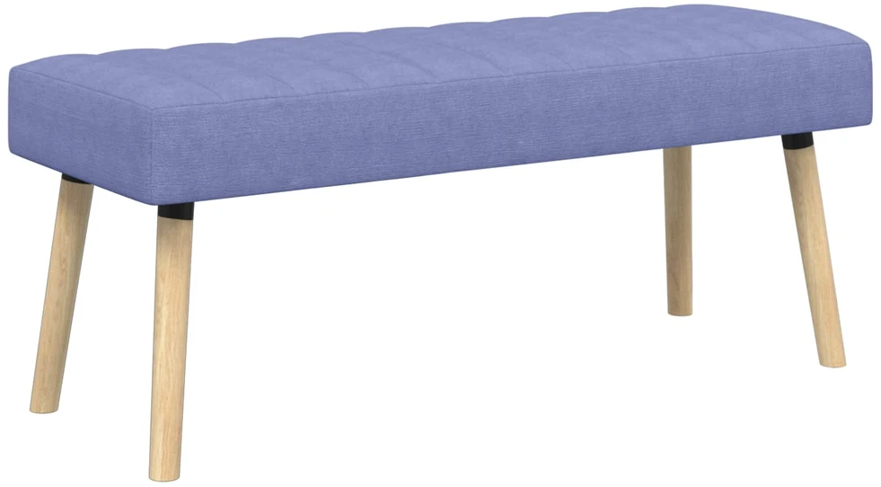 Kanalo paminkštintas suolas Džinsinės mėlynos 110 x 40 x 46 cm