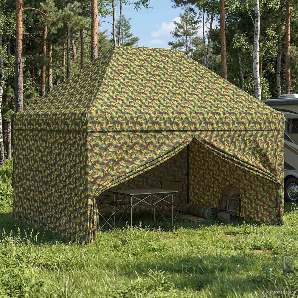 Kanopė su 4 šoninėmis sienelėmis 2,9 x 4,3 m