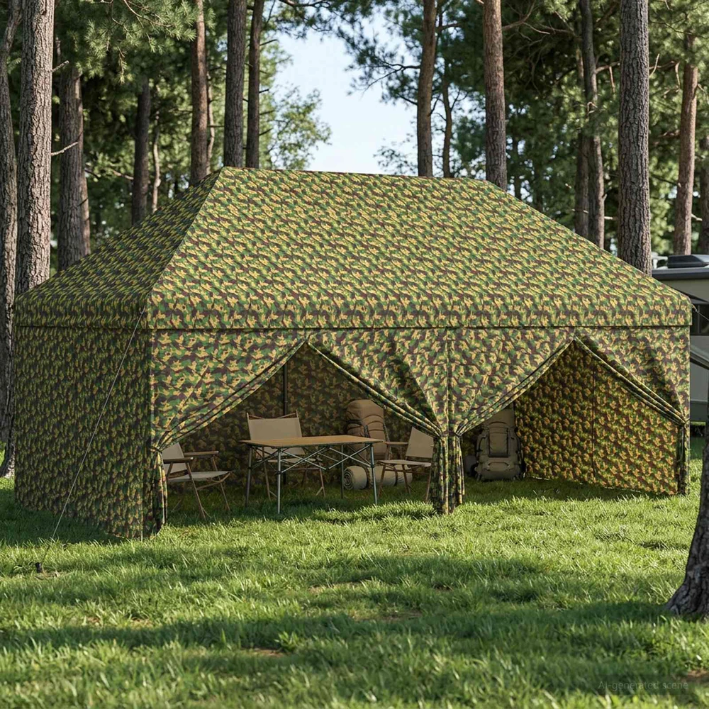 Kanopė su 4 šoninėmis sienelėmis 2,9 x 5,8 m