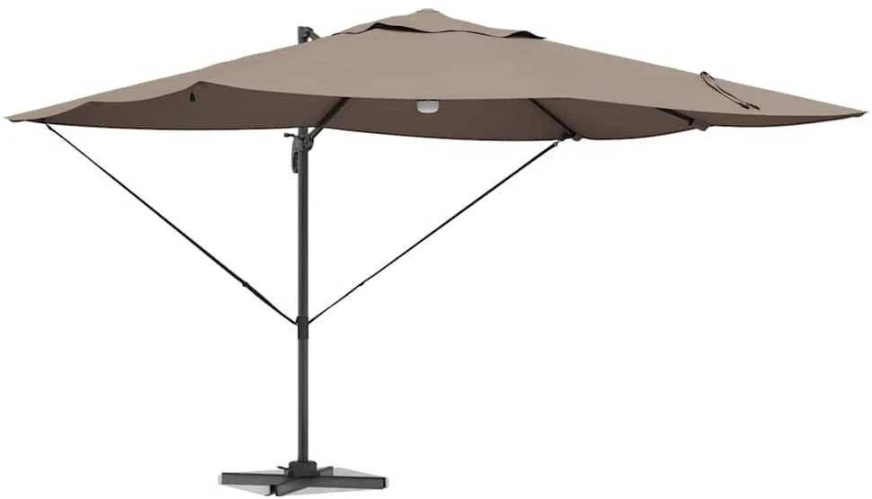 Skėtis nuo saulės 351 x 250 x 253 cm Poliesteris ir aliuminis