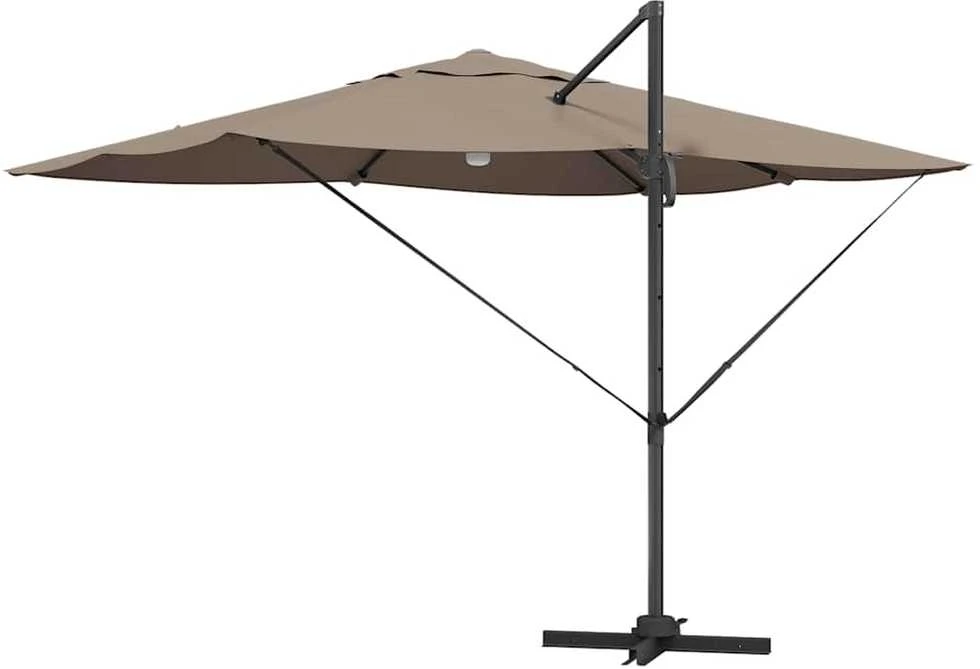 Skėtis nuo saulės 351 x 250 x 253 cm Poliesteris ir aliuminis