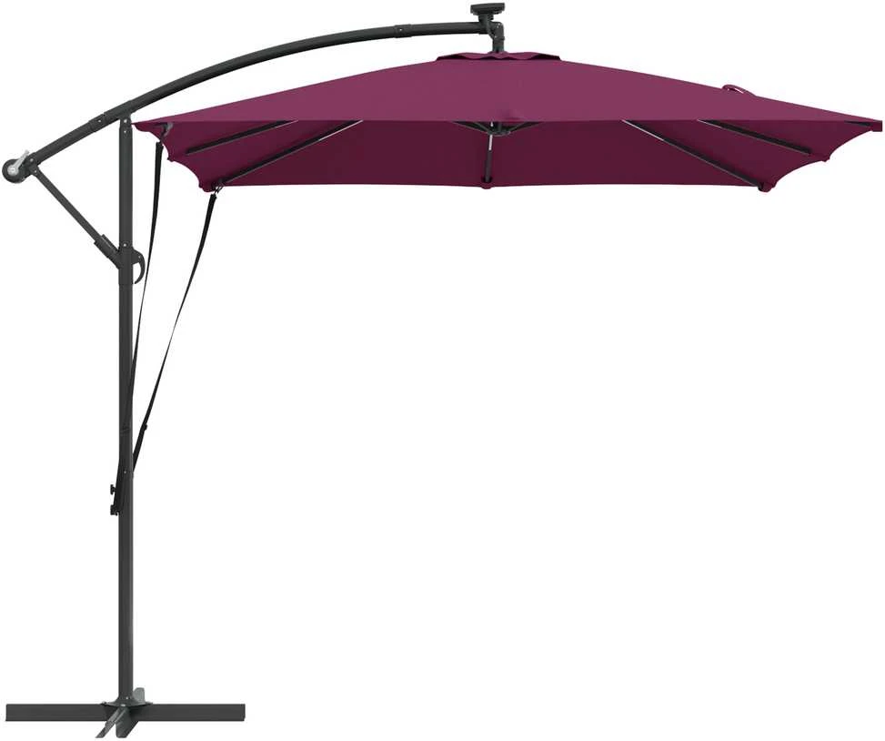 Skėtis nuo saulės Bordo raudona 249 x 249 x 250 cm