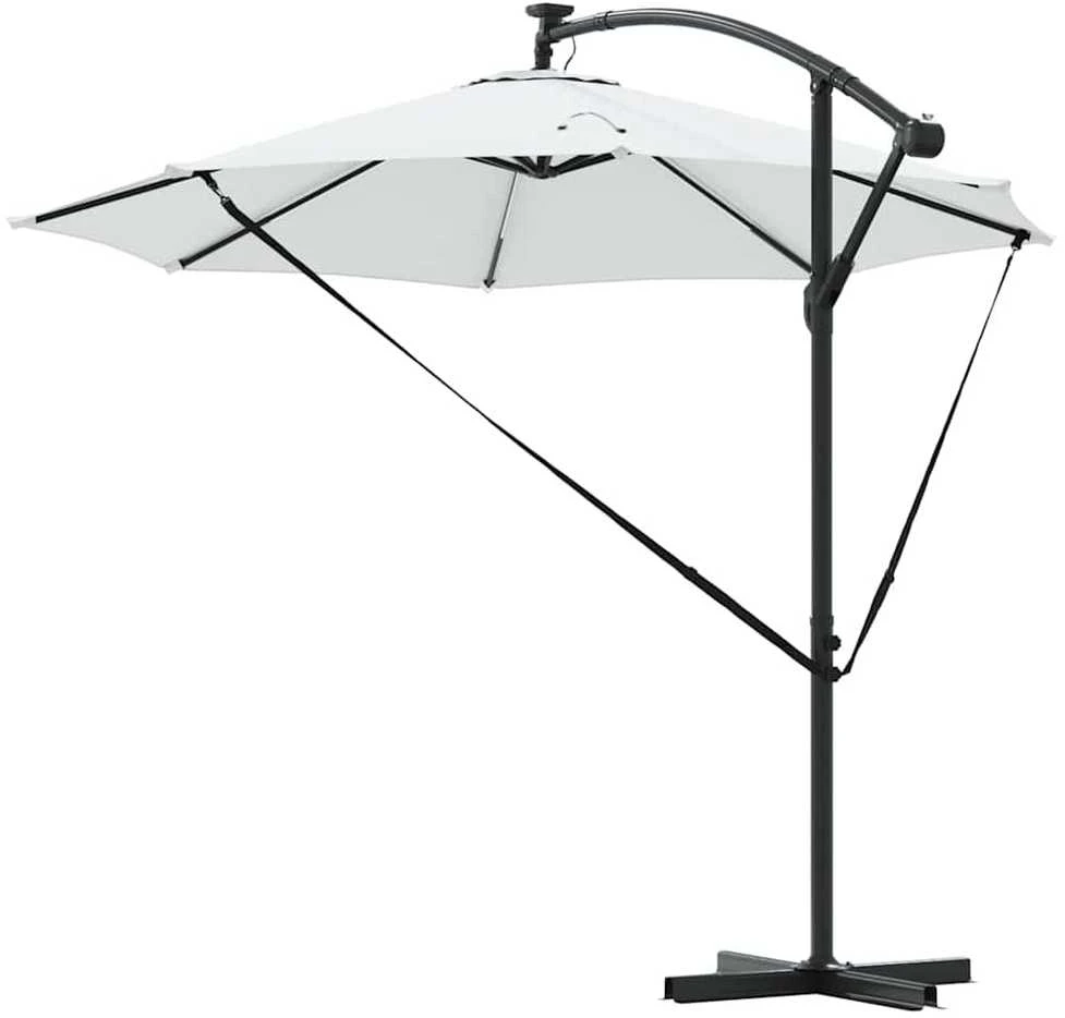 Skėtis nuo saulės 294 x 294 x 248 cm Poliesteris ir aliuminis