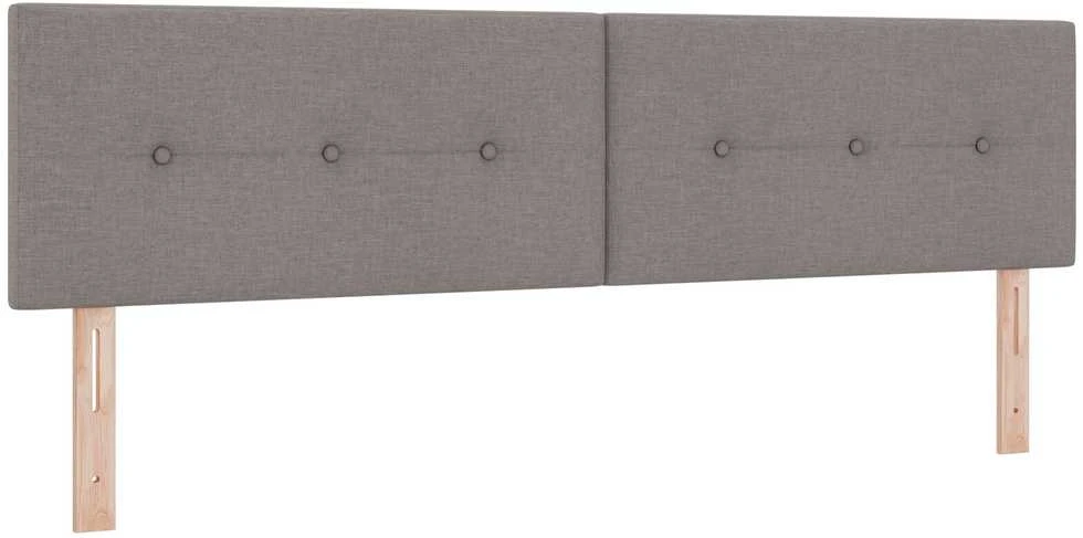 Kiemas lova su galvūgalio Taupe 180 x 200 cm audinys