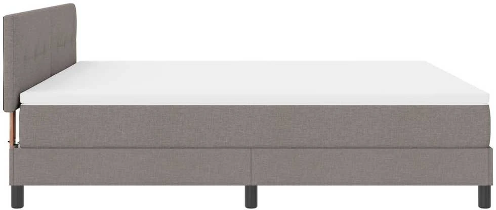 Kiemas lova su galvūgalio Taupe 180 x 200 cm audinys
