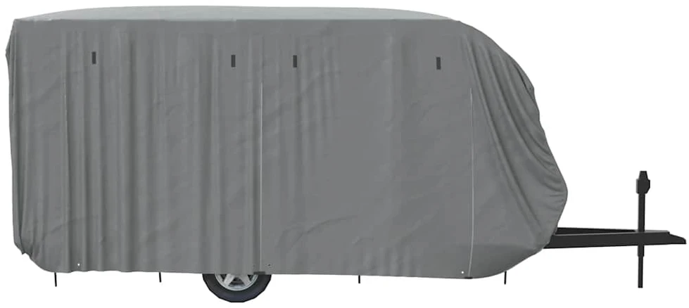 Karavano užvalkalas, pilka, 550x250x220cm, neaustinis audinys
