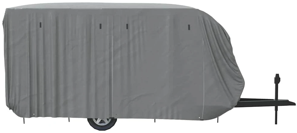 Karavano užvalkalas, pilka, 670x250x220cm, neaustinis audinys