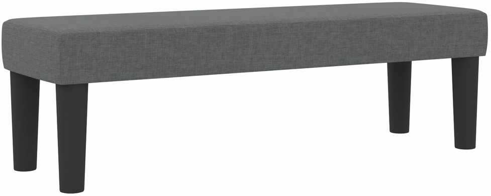 Kiemas lova su galvūgalio Tamsiai pilka 200 x 200 cm audinys