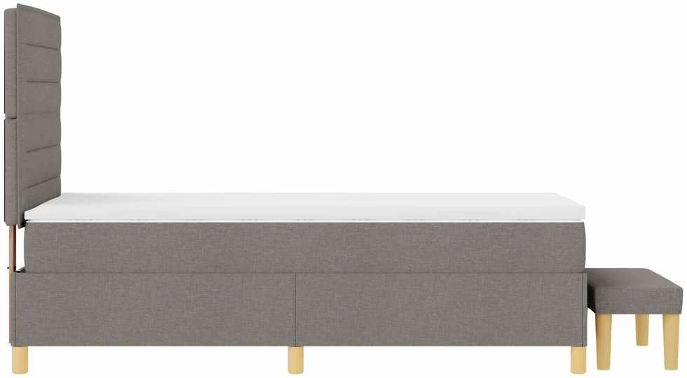 Kiemas lova su galvūgalio Tortora 200 x 90 cm audinys