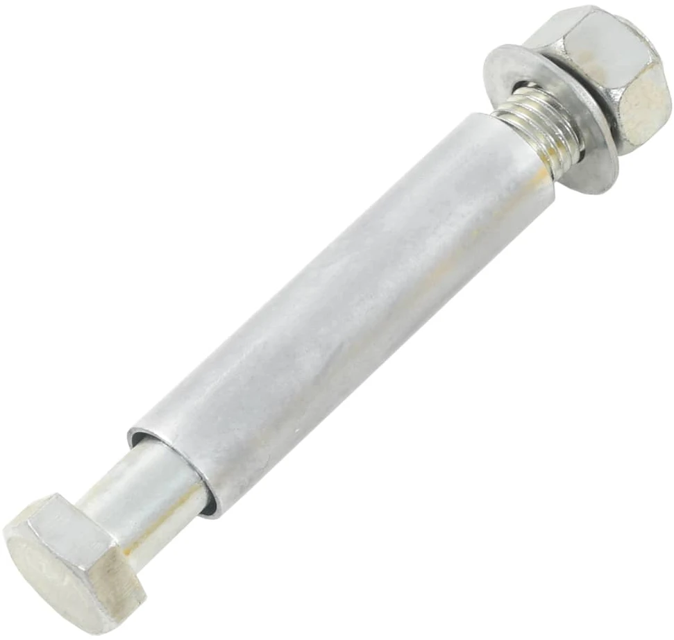 Karučio ratas su ašimi, 4.00-8 390 mm, tvirtas PU
