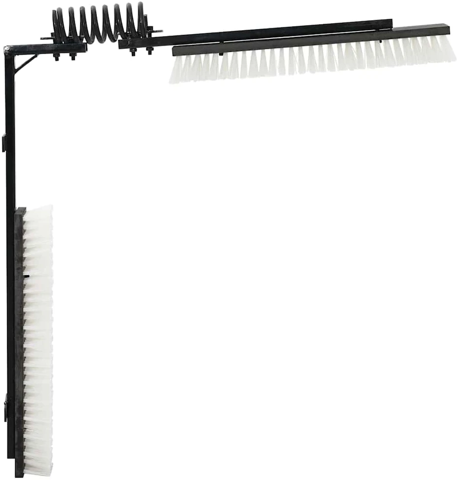 Karvių šepetys Reguliuojamas Juoda ir Balta 84 x 10 x 91 cm PVC