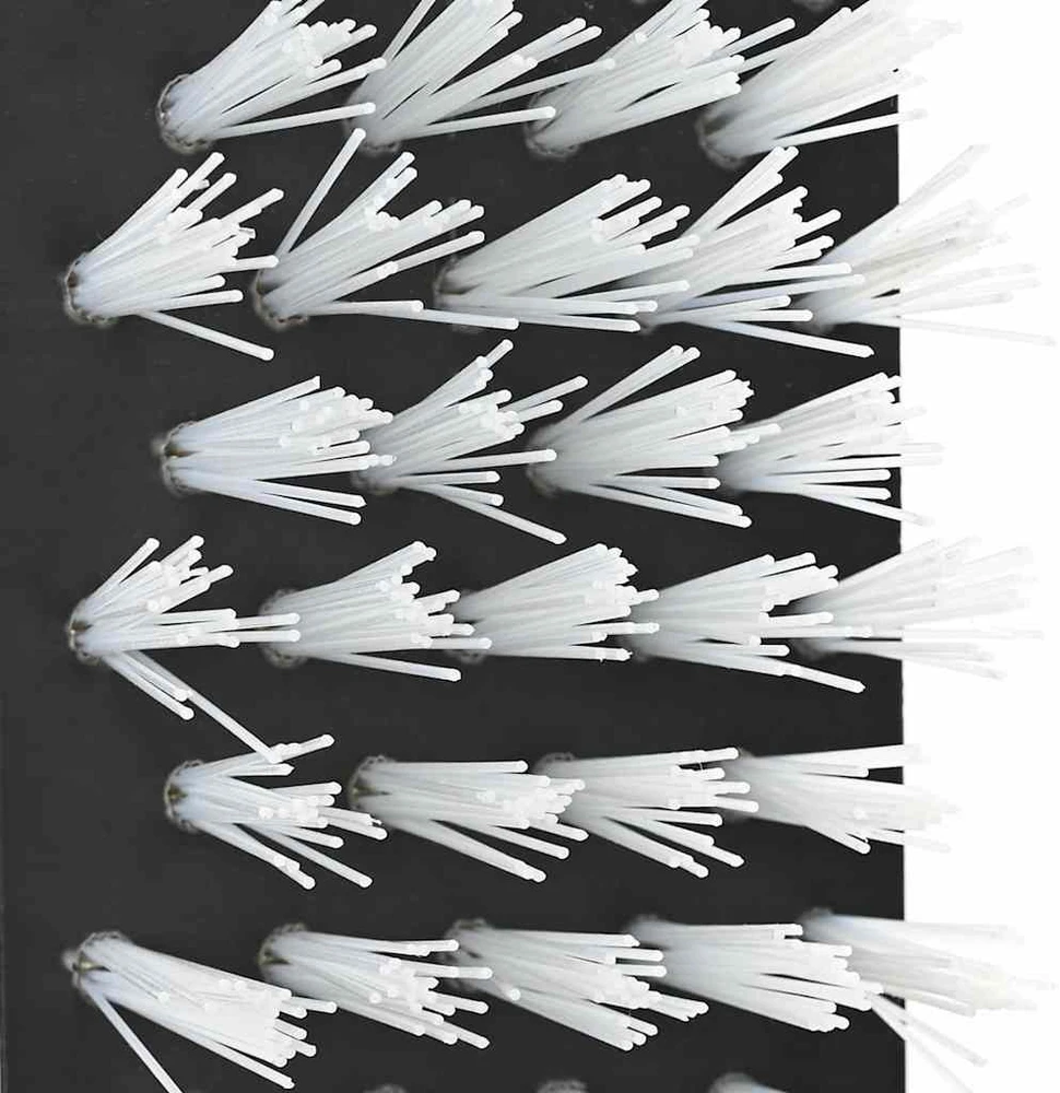 Karvių šepetys Reguliuojamas Juoda ir Balta 84 x 10 x 91 cm PVC