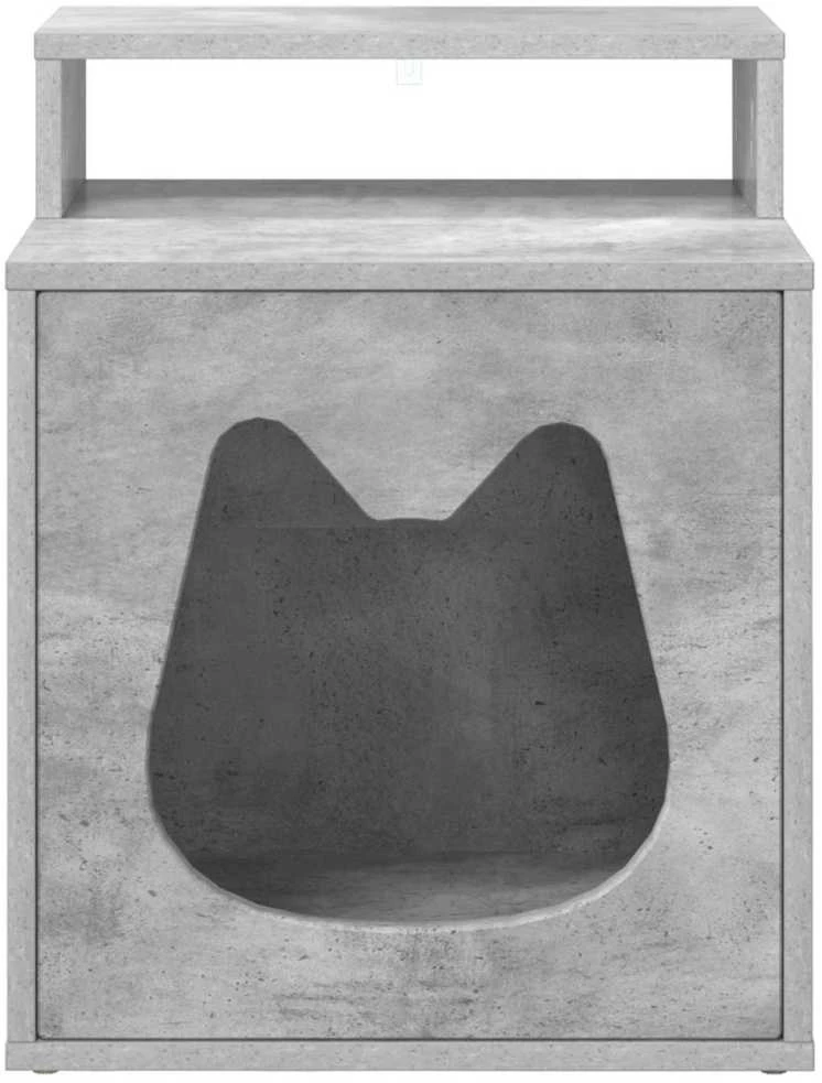 Katės namelis Betoninė 42,5 x 40 x 53,5 cm Apdirbta mediena