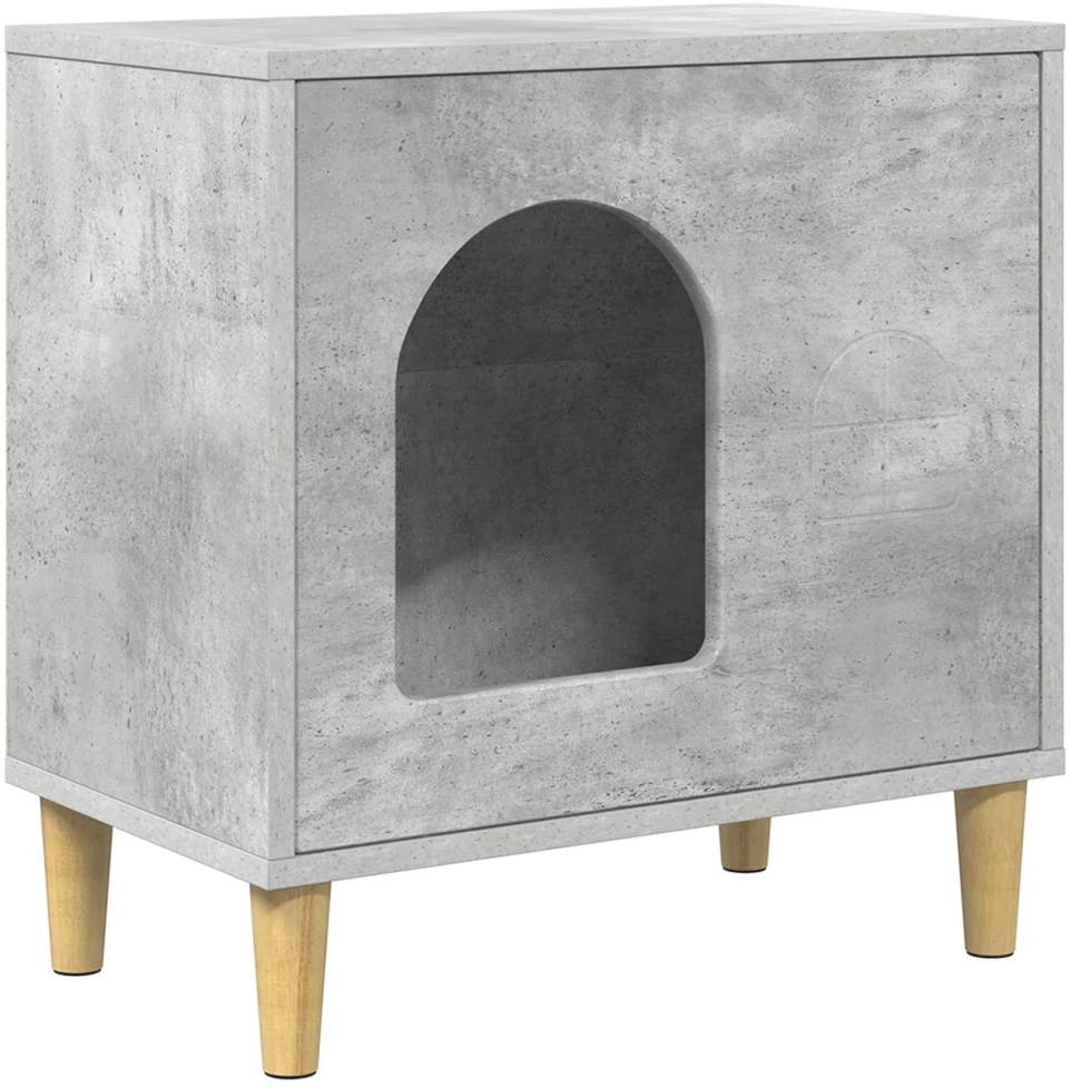 Katės namelis Betoninė 51 x 30 x 52 cm Apdirbta mediena