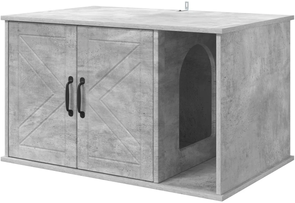 Katės namelis Betoninė 85 x 55 x 50,5 cm Apdirbta mediena