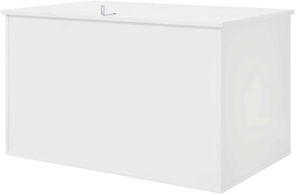 Katės namelis Blizgus baltas 85 x 55 x 50,5 cm Apdirbta mediena