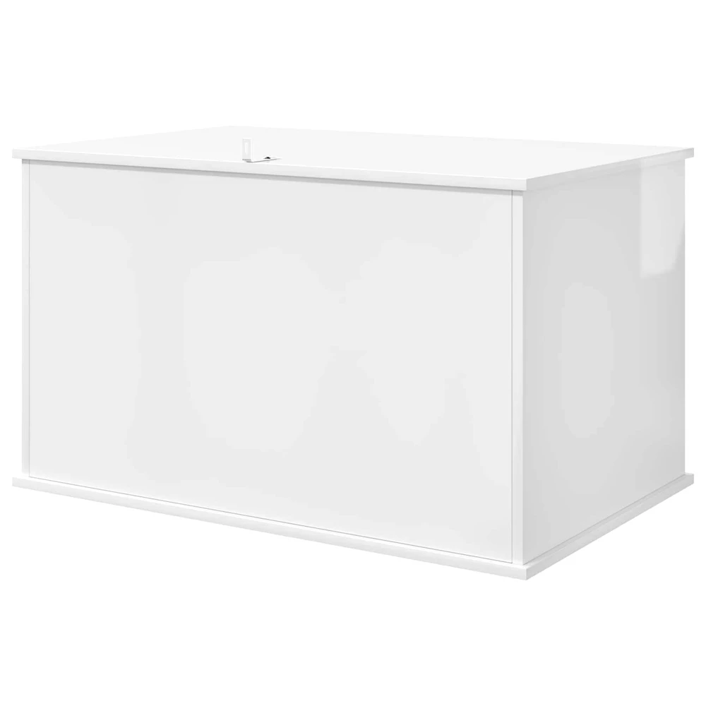 Katės namelis Blizgus baltas 85 x 55 x 50,5 cm Apdirbta mediena