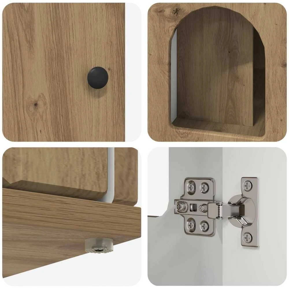 Katės namelis Artisano ąžuolo 85 x 55 x 50,5 cm