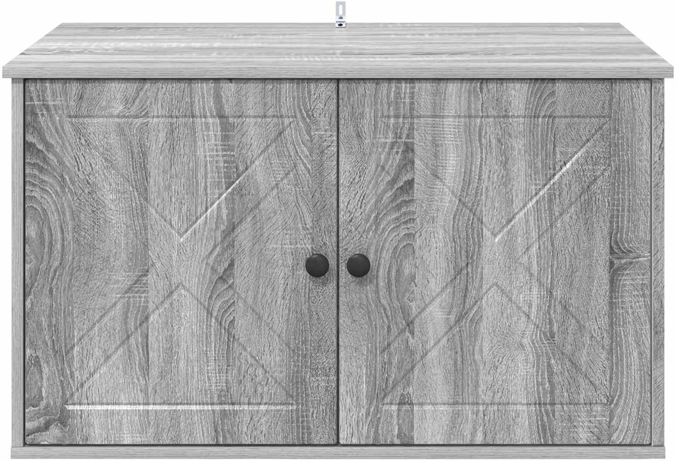 Katės namelis Pilka Sonoma 85 x 55 x 50,5 cm Apdirbta mediena