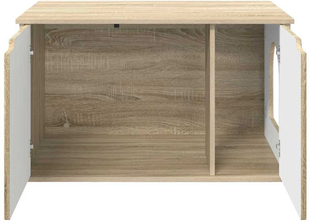 Katės namelis Sonoma 85 x 55 x 50,5 cm Apdirbta mediena