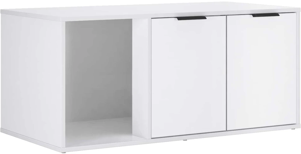 Katės narvo baldai Balta 100 x 49 x 45 cm Apdirbta mediena