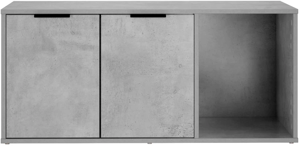 Katės narvo baldai Betono pilka 100 x 49 x 45 cm