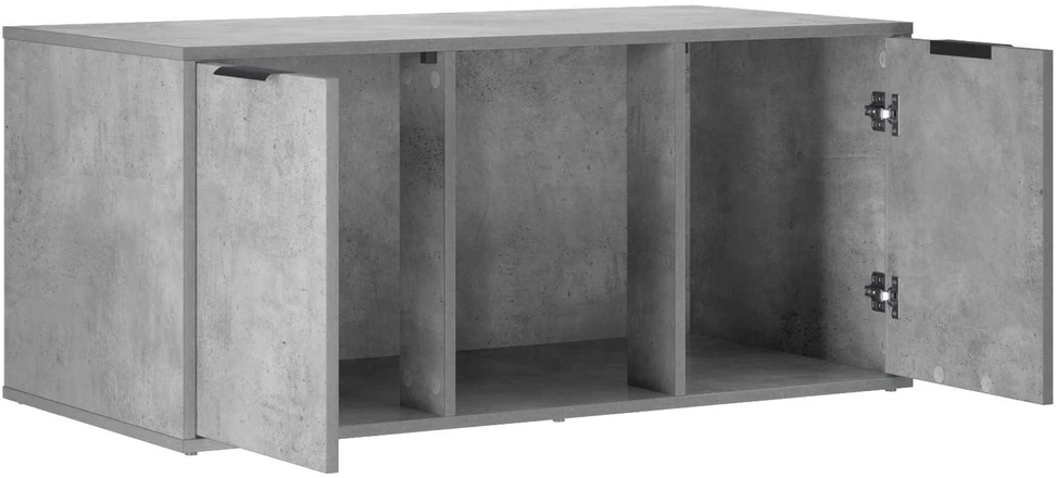Katės narvo baldai Betono pilka 100 x 49 x 45 cm