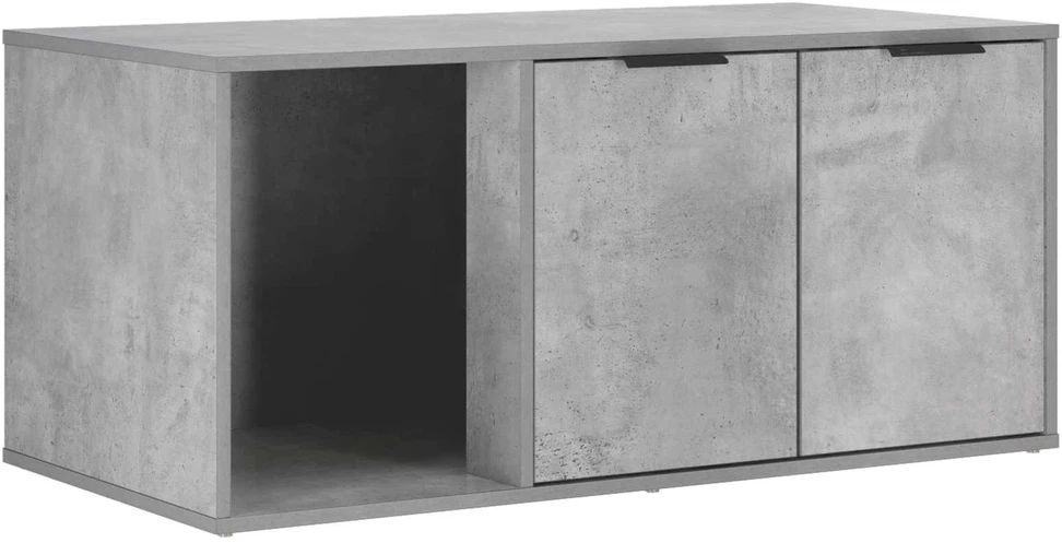 Katės narvo baldai Betono pilka 100 x 49 x 45 cm
