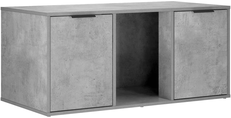 Katės narvo baldai Betono pilka 100 x 49 x 45 cm