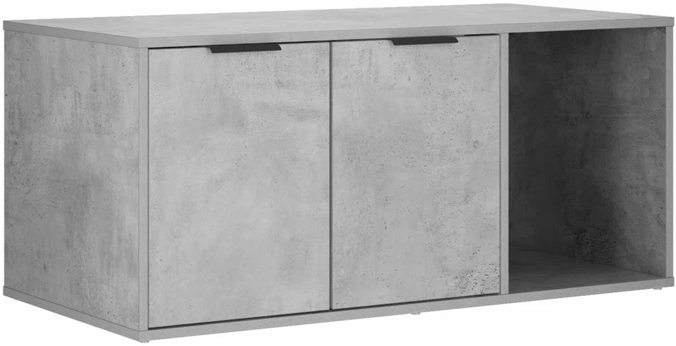 Katės narvo baldai Betono pilka 100 x 49 x 45 cm