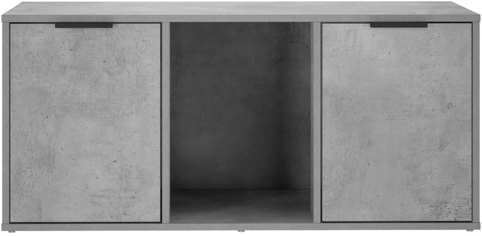 Katės narvo baldai Betono pilka 100 x 49 x 45 cm