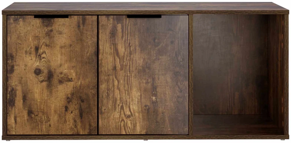 Katės narvo baldai Dūminio ąžuolo 100 x 49 x 45 cm