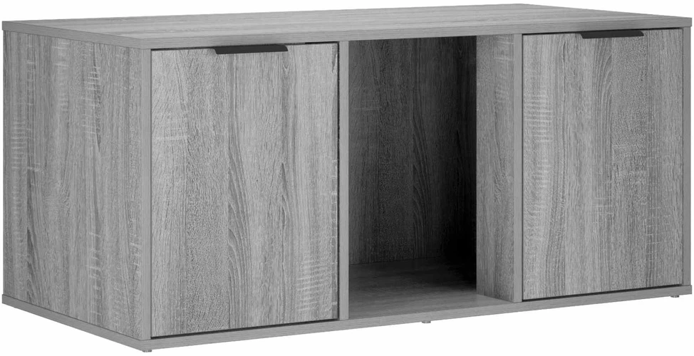Katės narvo baldai Pilka Sonoma 100 x 49 x 45 cm