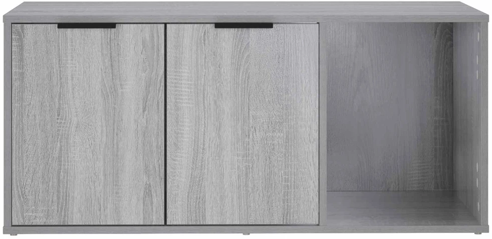 Katės narvo baldai Pilka Sonoma 100 x 49 x 45 cm