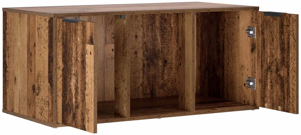Katės narvo baldai Sendintos medienos 100 x 49 x 45 cm
