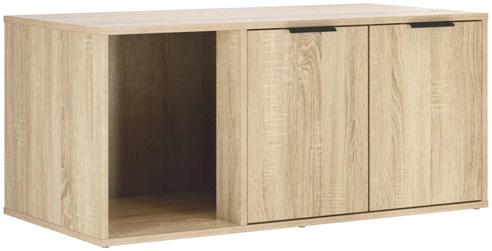 Katės narvo baldai Sonoma ąžuolas 100 x 49 x 45 cm