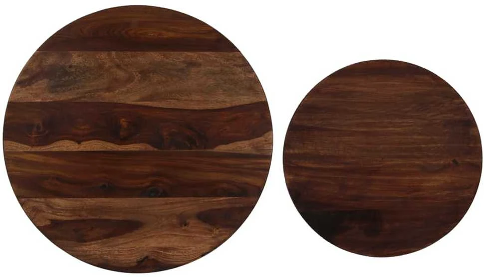 Kavos stal. kompl., 2vnt., rausvosios dalb. med. mas., 60x35cm