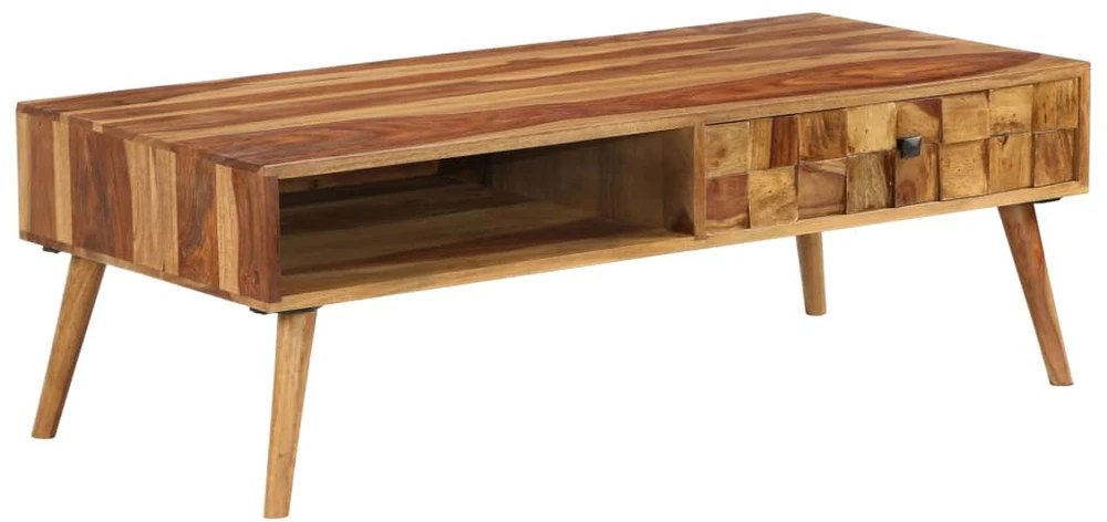 Kavos staliuk., rausv. dalb. med. su med. sp. apd., 110x50x37cm