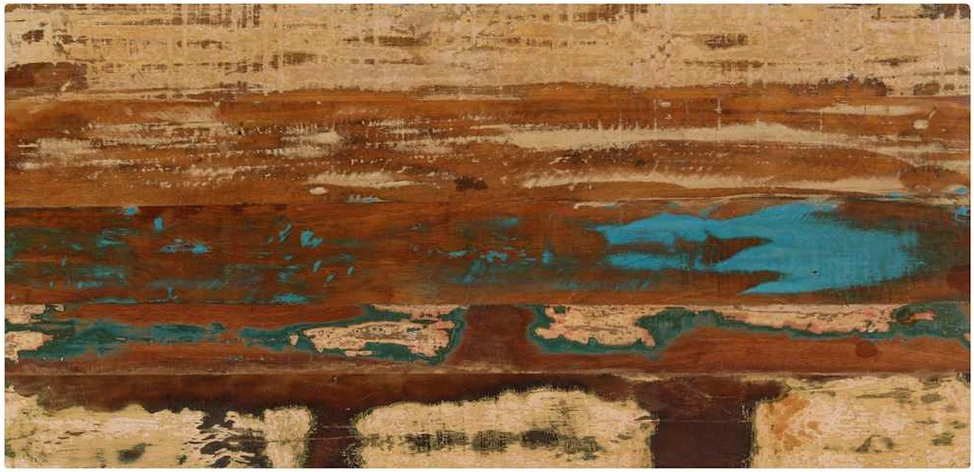Kavos staliukas, 100x50x35cm, perdirbt. mango mas. ir plienas