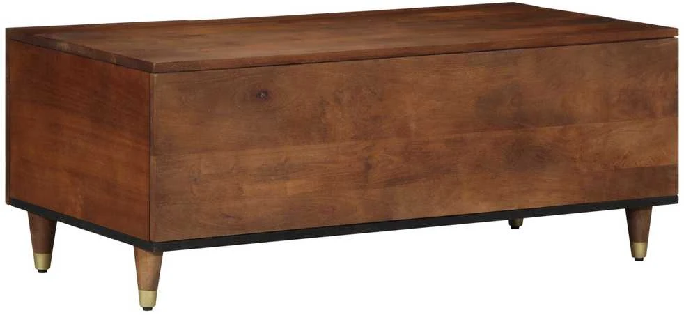 Kavos staliukas Medus ruda 100 x 54 x 40 cm Kietas mango medis