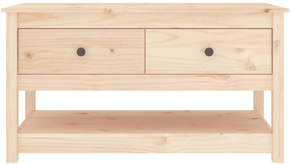 Kavos staliukas, 102x49x55cm, pušies medienos masyvas