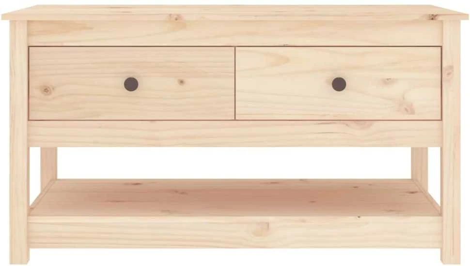 Kavos staliukas, 102x49x55cm, pušies medienos masyvas