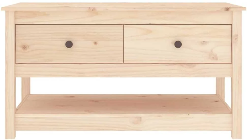 Kavos staliukas, 102x49x55cm, pušies medienos masyvas