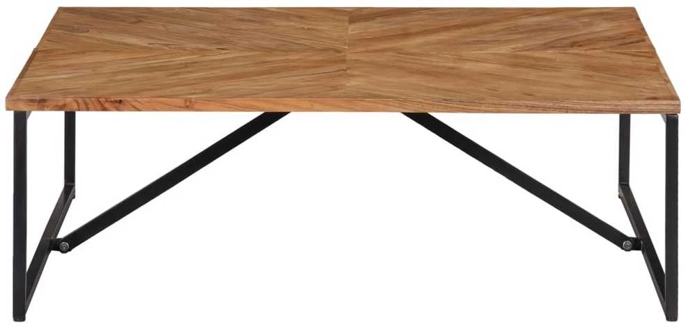 Kavos staliukas, 110x110x36cm, akacijos med. masyvas