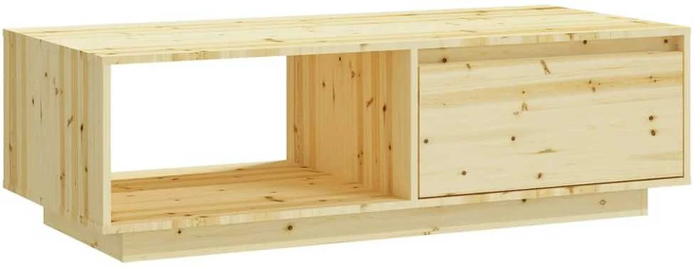 Kavos staliukas, 110x50x33,5cm, eglės medienos masyvas