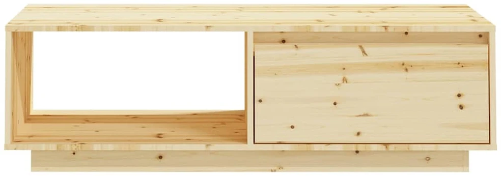 Kavos staliukas, 110x50x33,5cm, eglės medienos masyvas