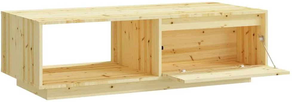 Kavos staliukas, 110x50x33,5cm, eglės medienos masyvas