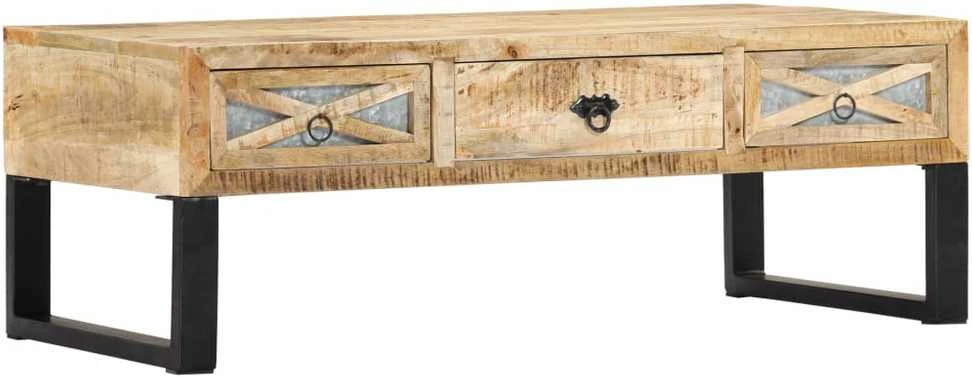 Kavos staliukas, 110x50x38 cm, mango medienos masyvas
